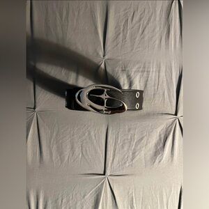 Y2K 2000’s Chrome Star Futuristic Emblem Grunge Belt